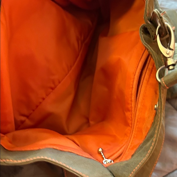 Olive Green Baggallini Bag with Pouch - Picture 5 of 6